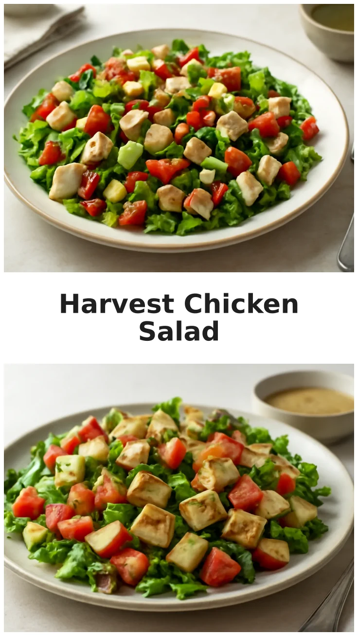 Colorful Harvest Chopped Chicken Salad 3 Colorful Harvest Chopped Chicken Salad Recipe for a Healthy Dinner