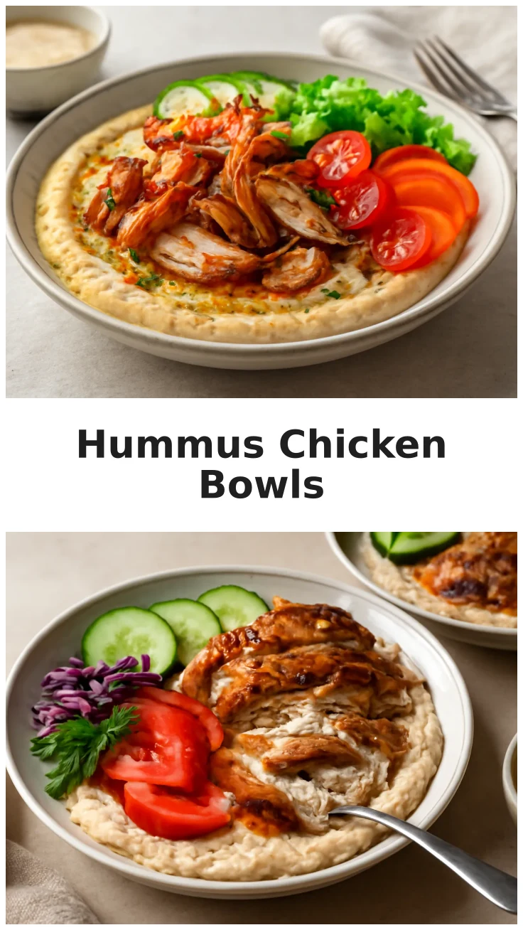 Colorful Meal Prep Rotisserie Chicken Hummus Bowls 3 Colorful Meal Prep Rotisserie Chicken Hummus Bowls