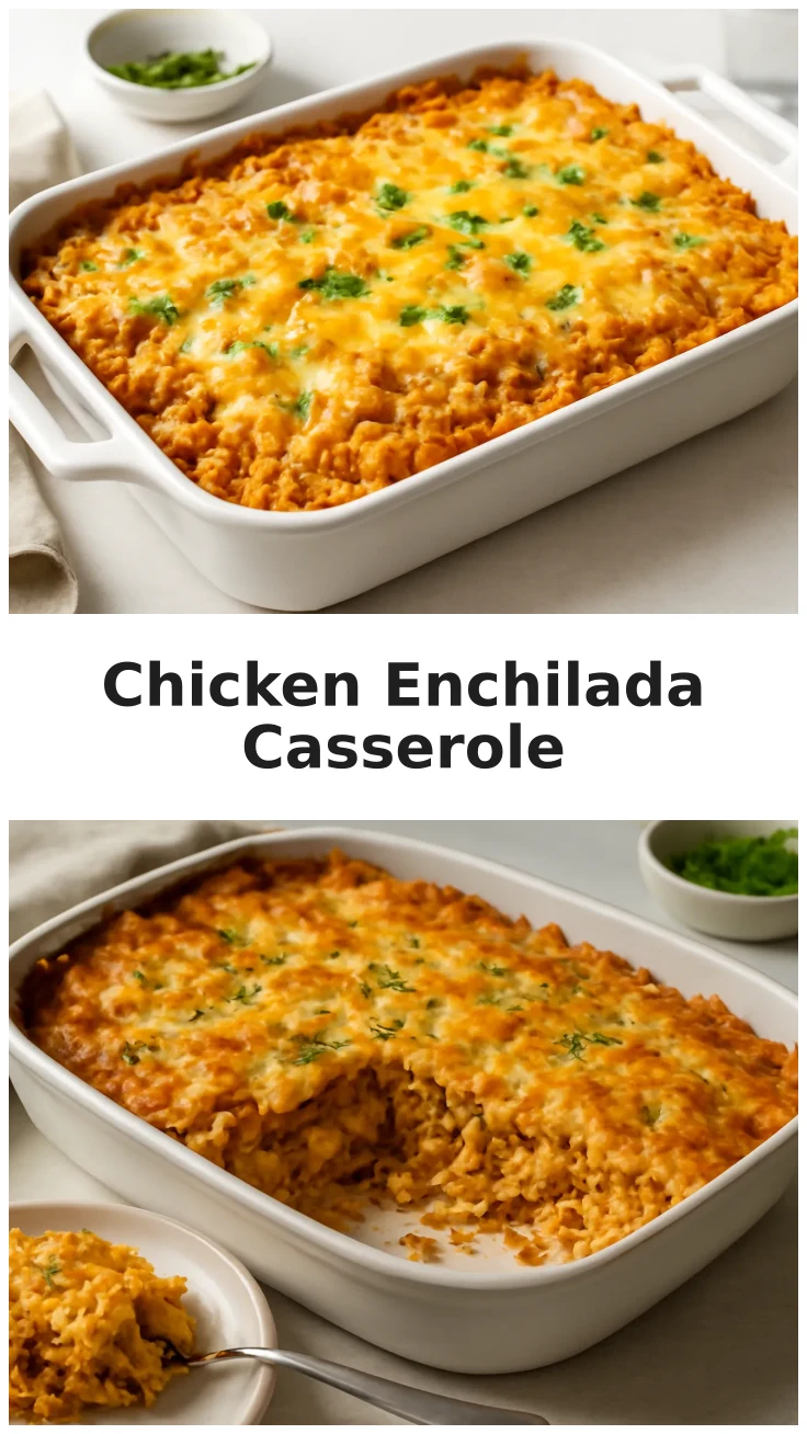 Golden Baked Chicken Enchilada Rice Casserole 3 Golden Baked Chicken Enchilada Rice Casserole Recipe for Family Dinner