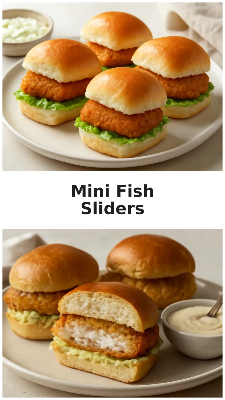 Golden Mini Crispy Fish Sliders 3 Golden Mini Crispy Fish Sliders for Your Next Gathering