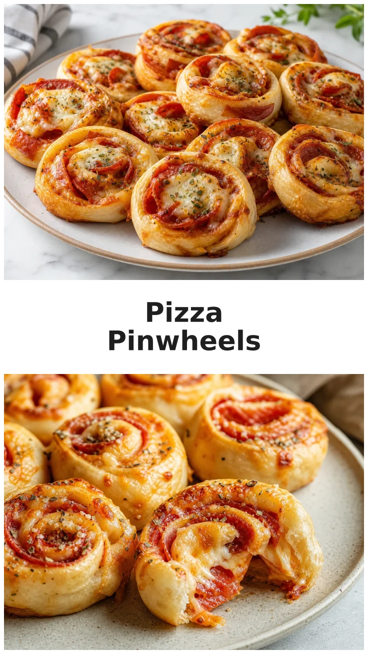 Golden Baked School Lunch Pizza Pinwheels Recipe Golden Baked School Lunch Pizza Pinwheels Recipe