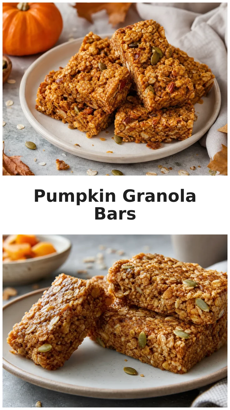 Golden Healthy Maple Pumpkin Granola Bars Recipe Golden Healthy Maple Pumpkin Granola Bars Recipe