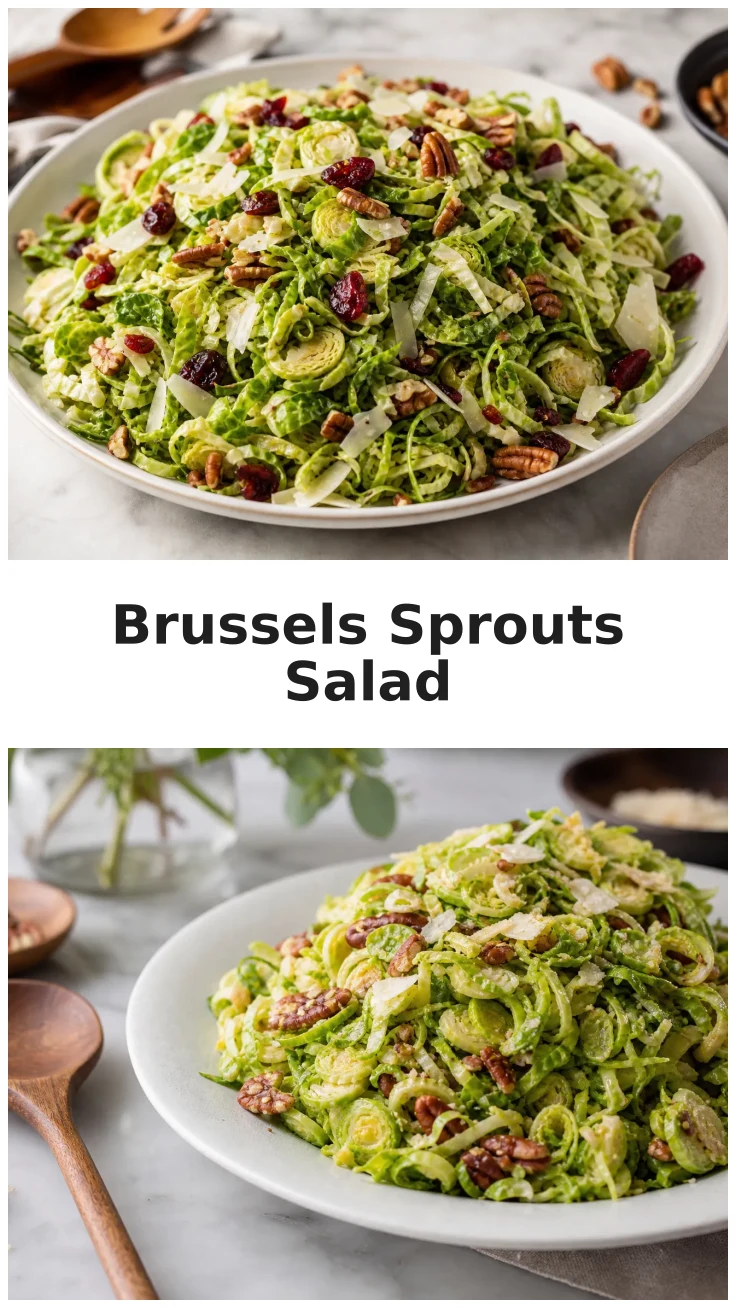 Crunchy Shaved Brussels Sprouts Maple Mustard Salad Recipe Crunchy Shaved Brussels Sprouts Maple Mustard Salad Recipe