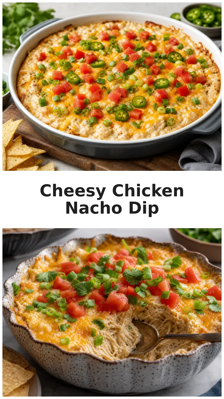 Loaded Cheesy Chicken Nacho Skillet Dip Recipe for Game Day Loaded Cheesy Chicken Nacho Skillet Dip Recipe for Game Day