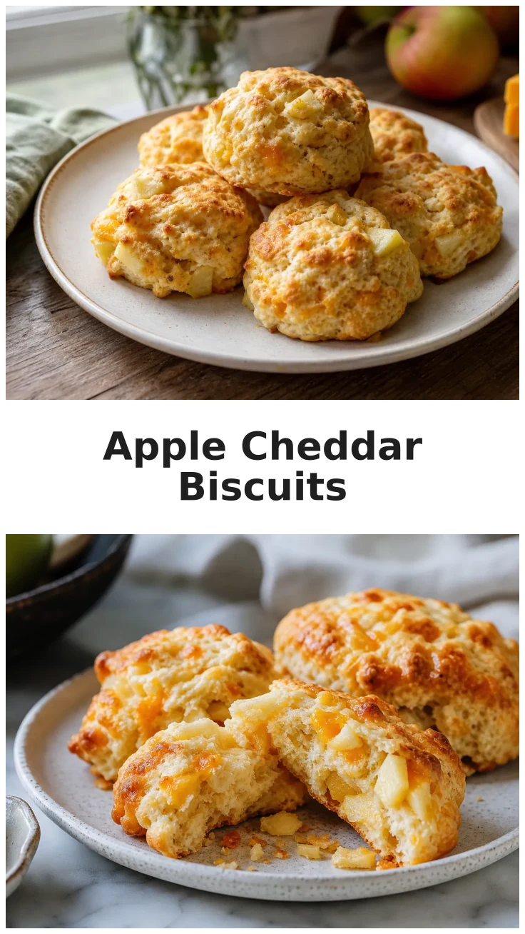 Golden Homemade Apple Cheddar Breakfast Biscuits Recipe Golden Homemade Apple Cheddar Breakfast Biscuits Recipe