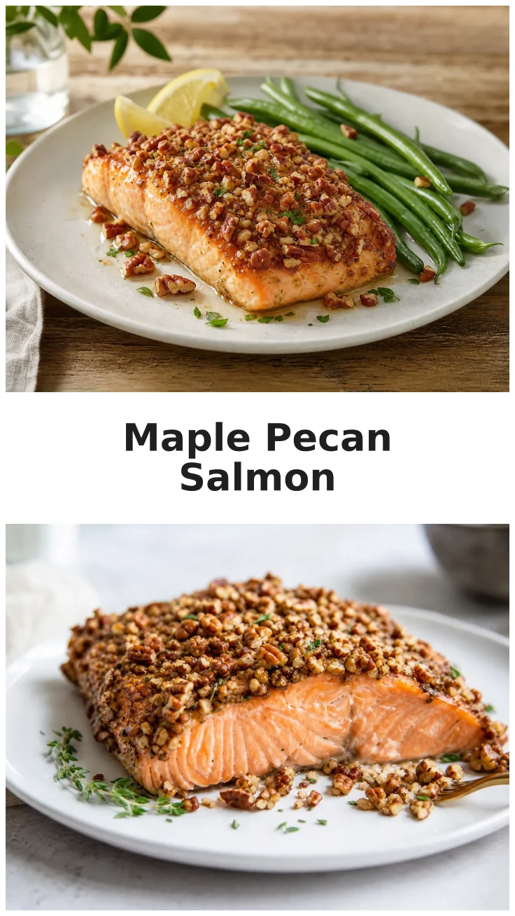 Crispy Maple Pecan Crusted Salmon Recipe Crispy Maple Pecan Crusted Salmon Recipe