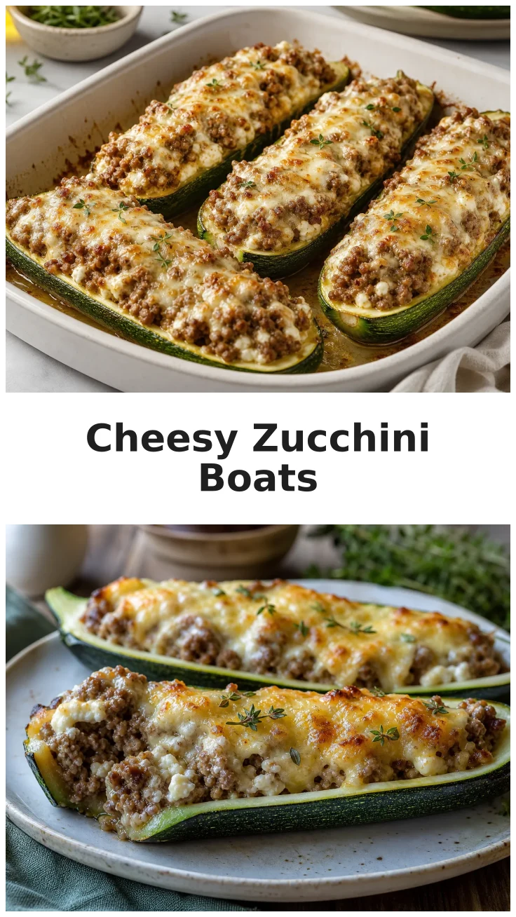Cheesy Cottage Cheese Beef Zucchini Boats Recipe Cheesy Cottage Cheese Beef Zucchini Boats Recipe