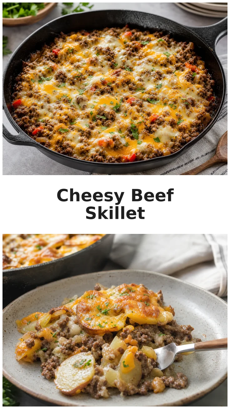 Cheesy Ground Beef and Cabbage Skillet Recipe for Comforting Meals Cheesy Ground Beef and Cabbage Skillet Recipe for Comforting Meals