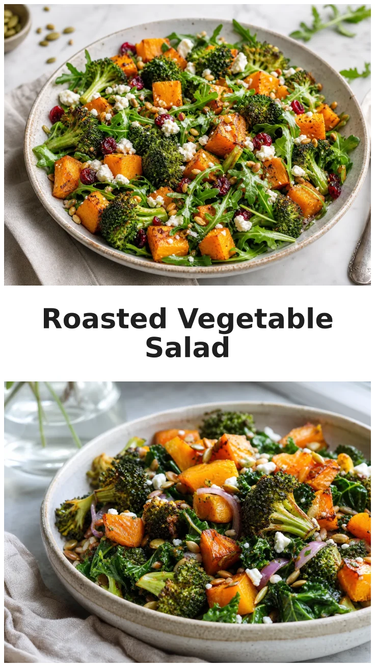 Golden Roasted Butternut Squash Broccoli Salad Recipe Golden Roasted Butternut Squash Broccoli Salad Recipe