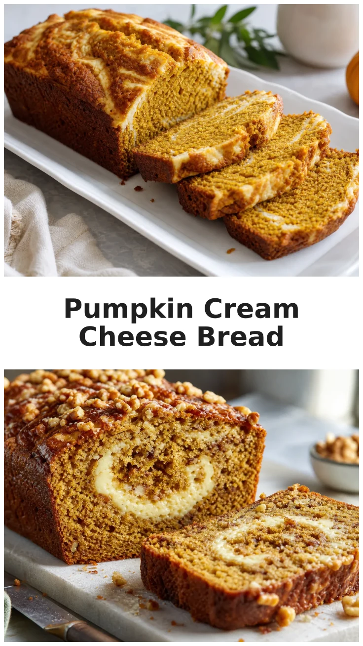 Soft Pumpkin Cream Cheese Banana Bread Recipe for Fall Celebrations