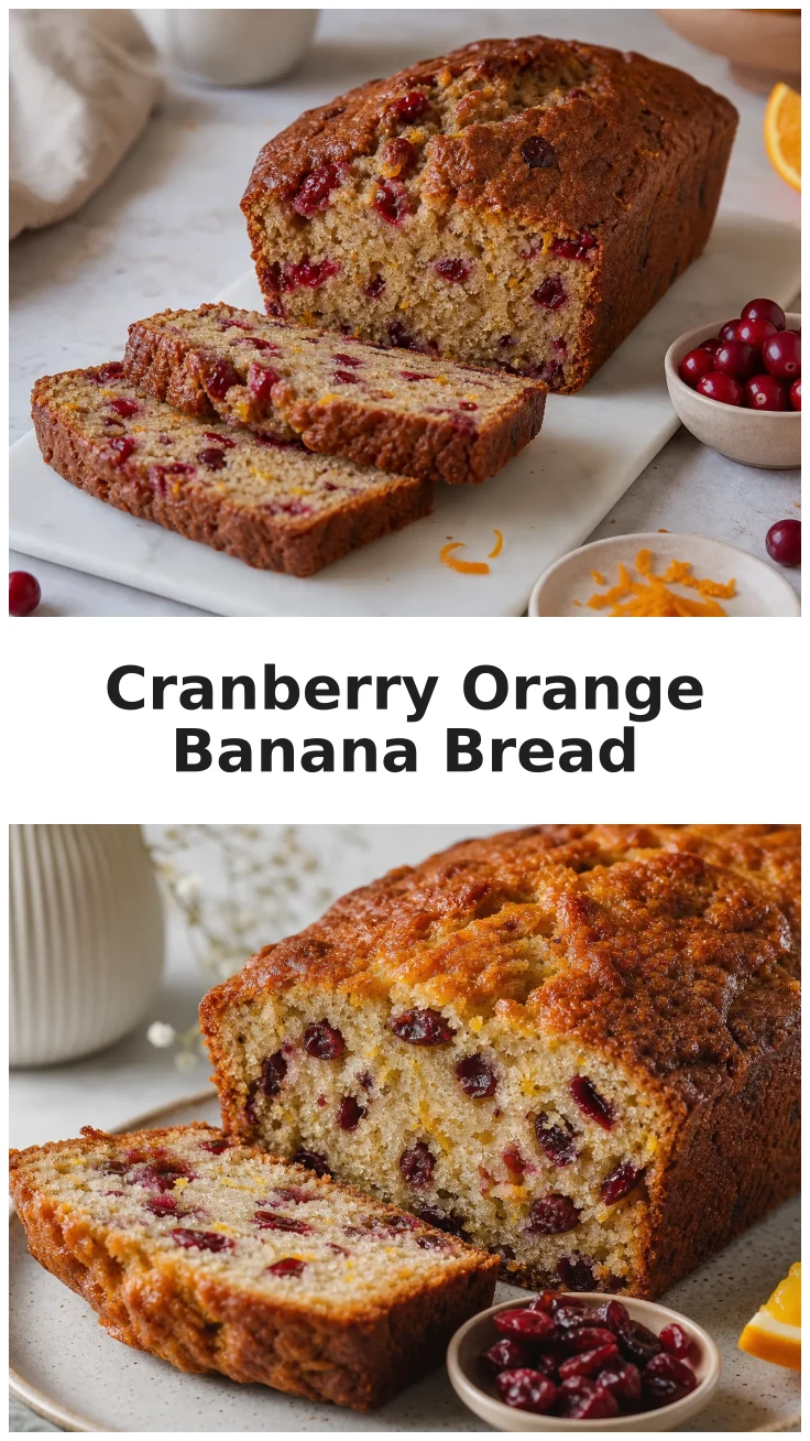 Fresh Cranberry Orange Banana Bread Recipe Fresh Cranberry Orange Banana Bread Recipe
