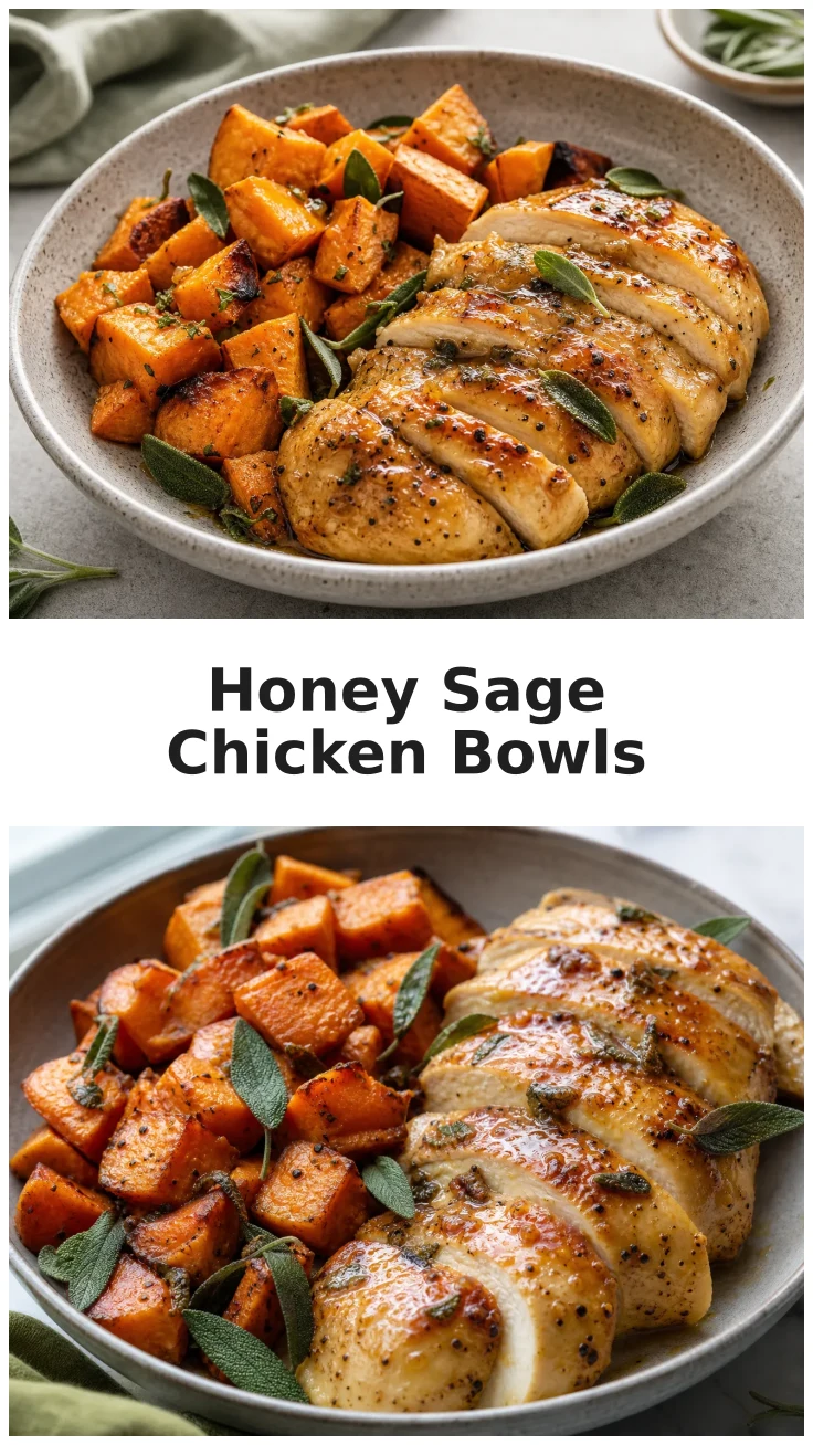Delicious Golden Honey Sage Chicken Sweet Potato Bowls Recipe Delicious Golden Honey Sage Chicken Sweet Potato Bowls Recipe