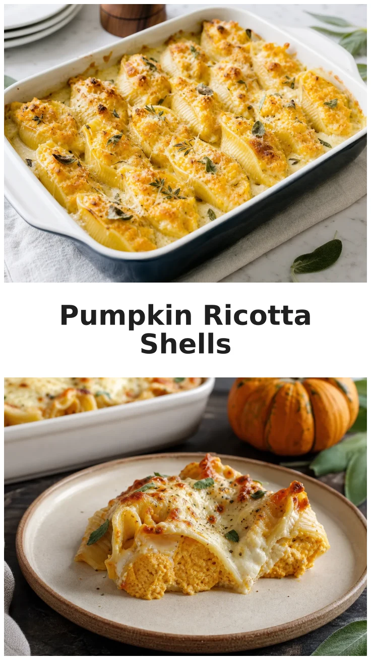 Creamy Pumpkin Ricotta Stuffed Shells for Cozy Dinners Creamy Pumpkin Ricotta Stuffed Shells for Cozy Dinners