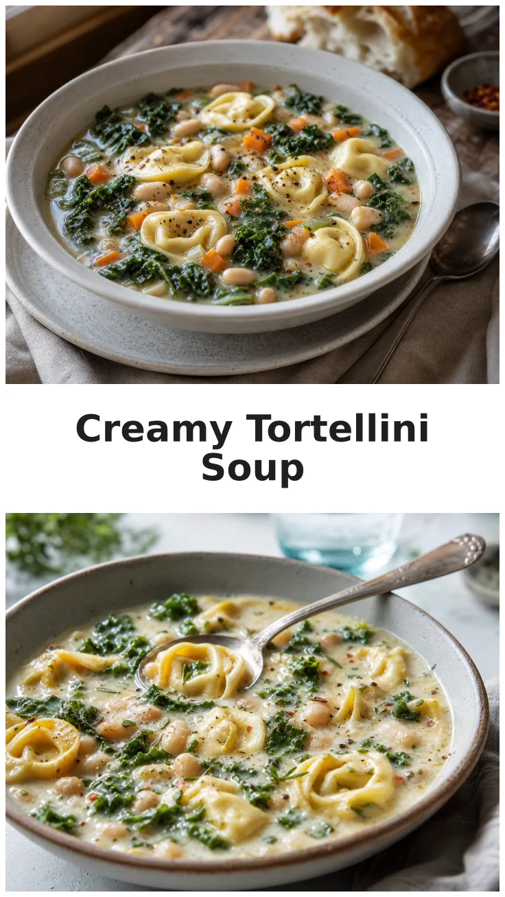 Creamy White Bean and Kale Tortellini Soup for Cozy Nights Creamy White Bean and Kale Tortellini Soup for Cozy Nights