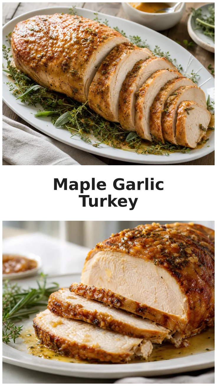 Juicy Maple Garlic Slow Cooker Turkey Breast Recipe Juicy Maple Garlic Slow Cooker Turkey Breast Recipe