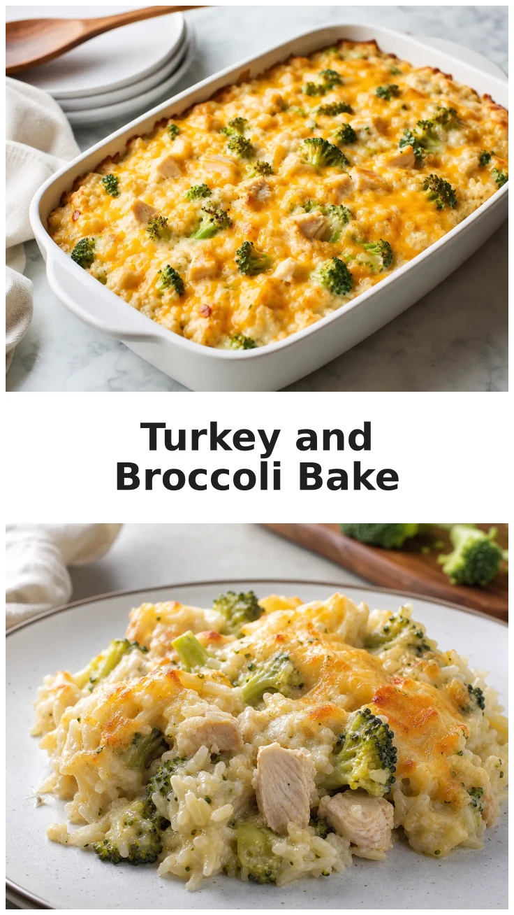 Cheesy Turkey and Broccoli Rice Bake for Family Dinners Cheesy Turkey and Broccoli Rice Bake for Family Dinners