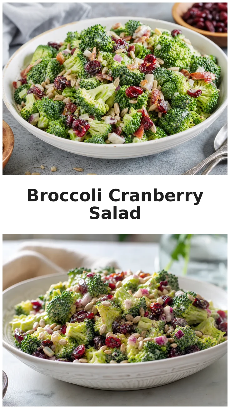 Fresh Broccoli Cranberry Sunflower Seed Salad Recipe Fresh Broccoli Cranberry Sunflower Seed Salad Recipe