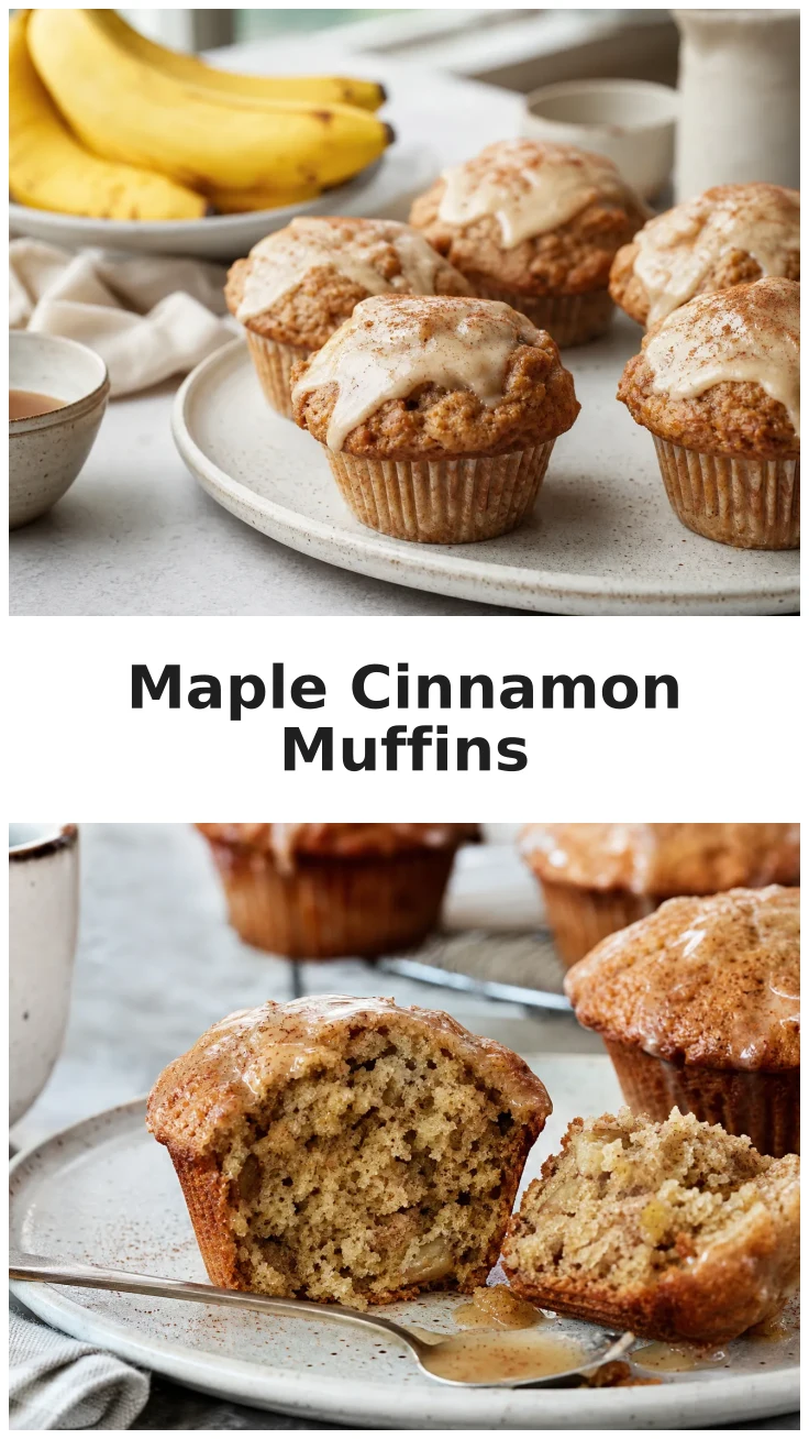 Soft Maple Cinnamon Banana Muffins Recipe for Cozy Mornings Soft Maple Cinnamon Banana Muffins Recipe for Cozy Mornings