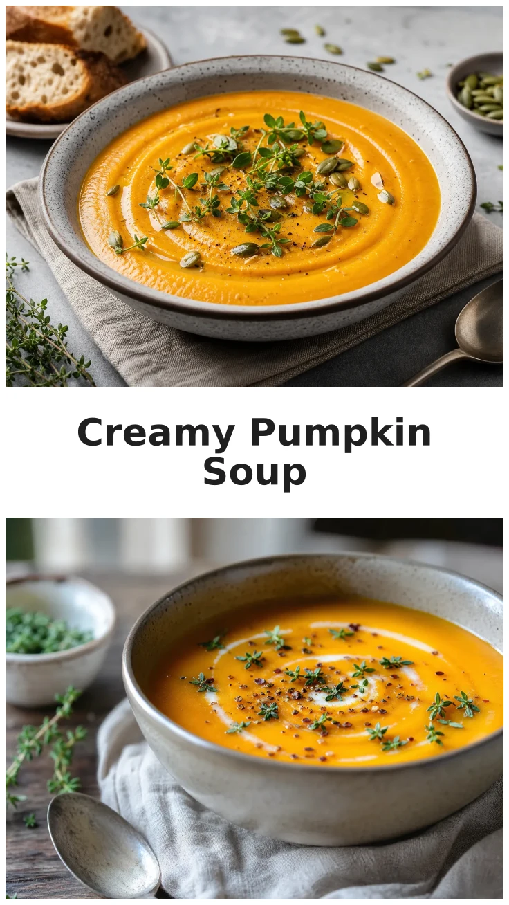 Creamy Pumpkin Red Lentil Carrot Soup Recipe for Cozy Days