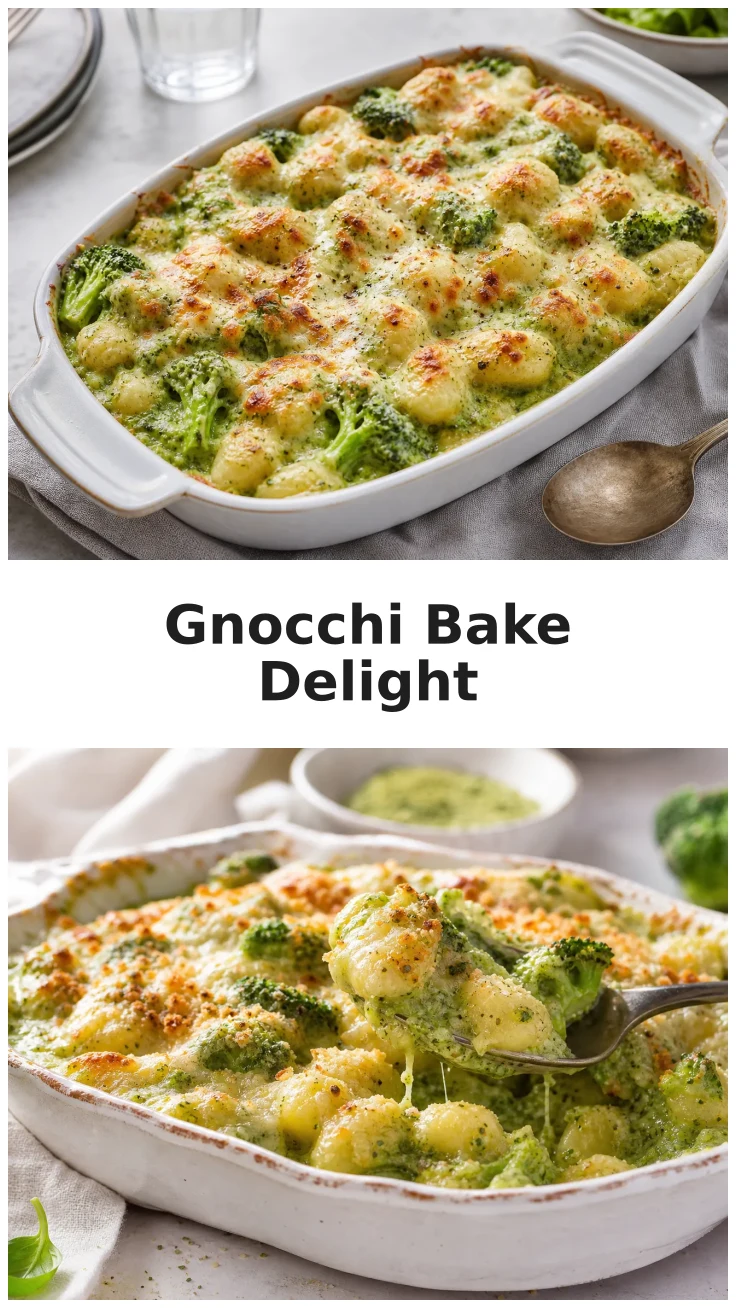 Creamy Broccoli Pesto Gnocchi Bake for Cozy Nights