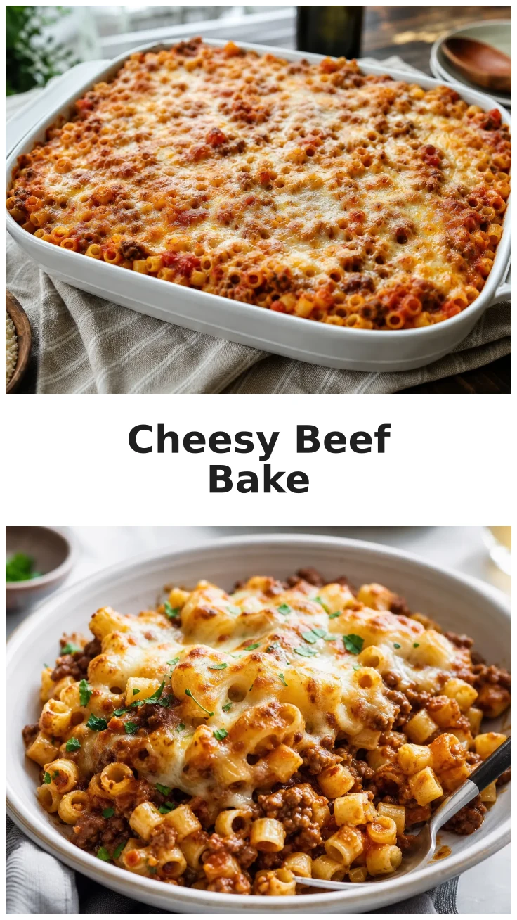 Cheesy Parmesan Beef Ditalini Bake for Cozy Nights Cheesy Parmesan Beef Ditalini Bake for Cozy Nights