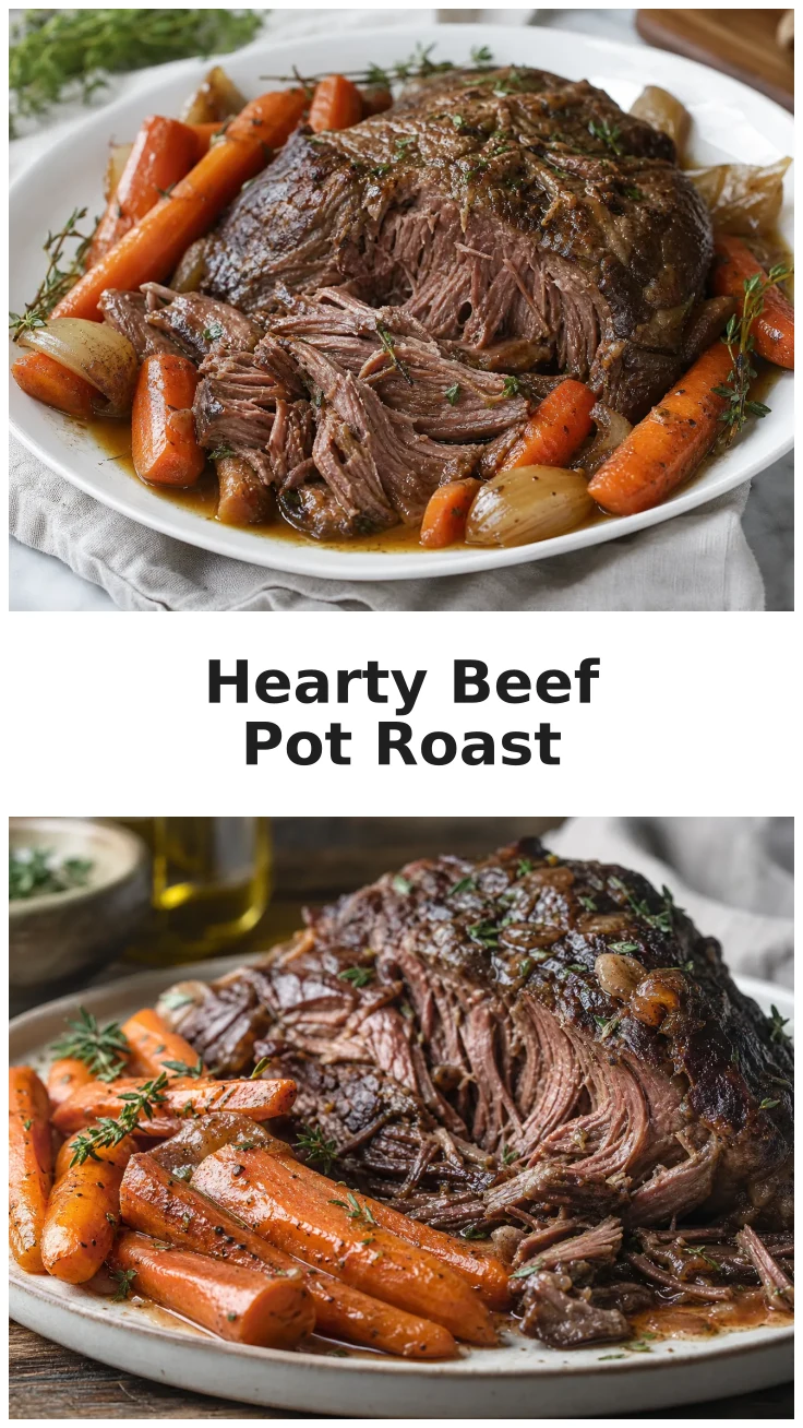 Rosemary Garlic Beef Pot Roast with Carrots Recipe Rosemary Garlic Beef Pot Roast with Carrots Recipe
