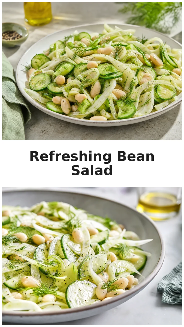 Fresh White Bean Fennel Cucumber Salad Recipe Fresh White Bean Fennel Cucumber Salad Recipe