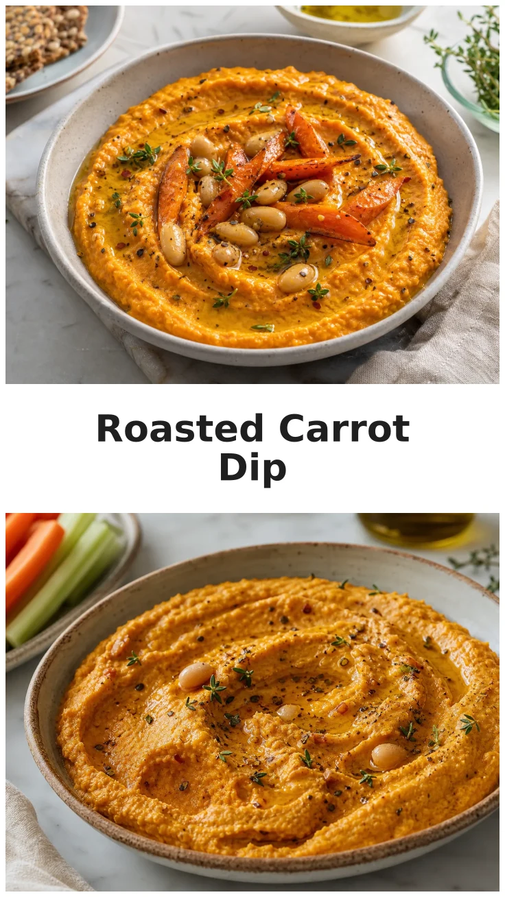 Creamy Roasted Carrot White Bean Dip Recipe for Your Next Gathering Creamy Roasted Carrot White Bean Dip Recipe for Your Next Gathering