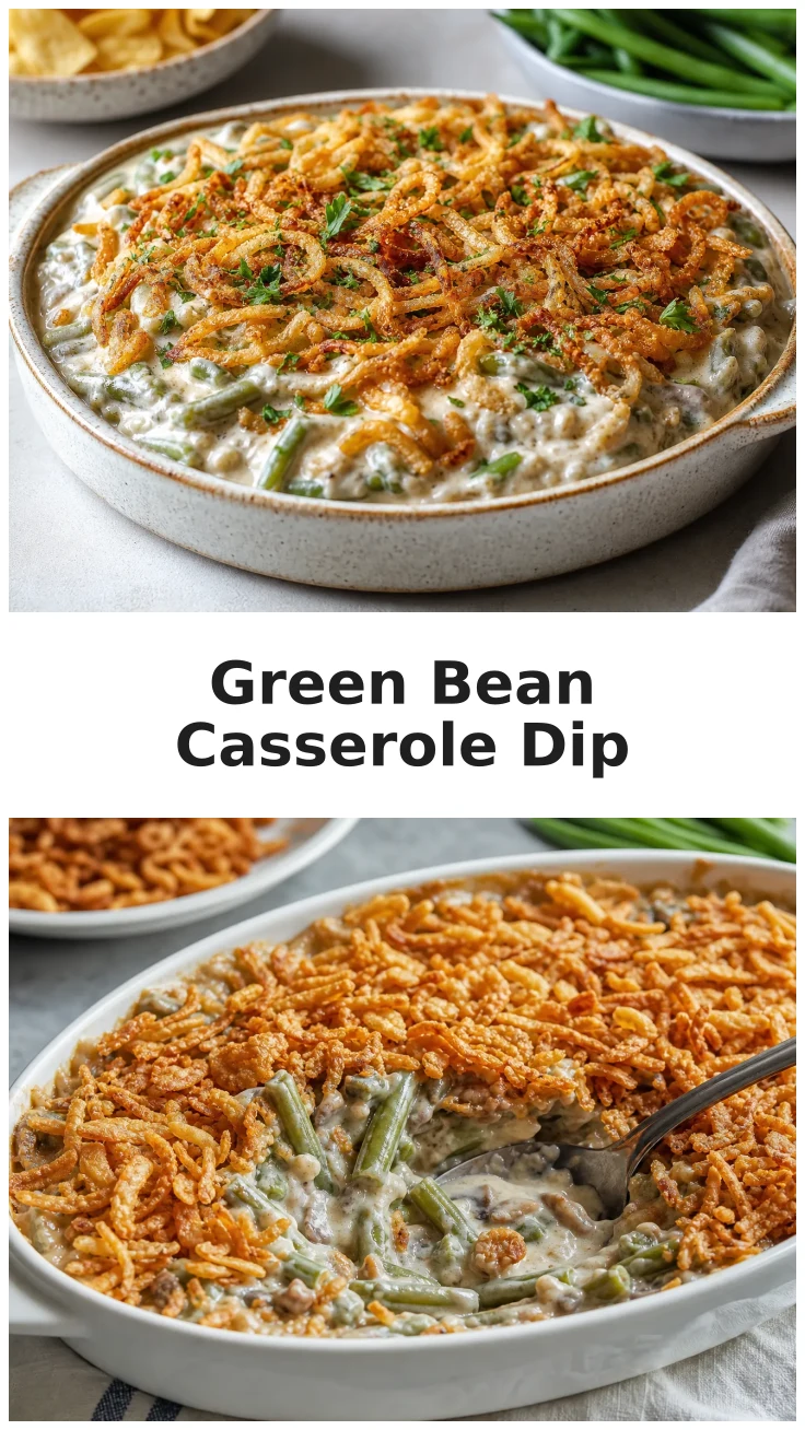 Creamy Green Bean Casserole Dip for Your Next Gathering
