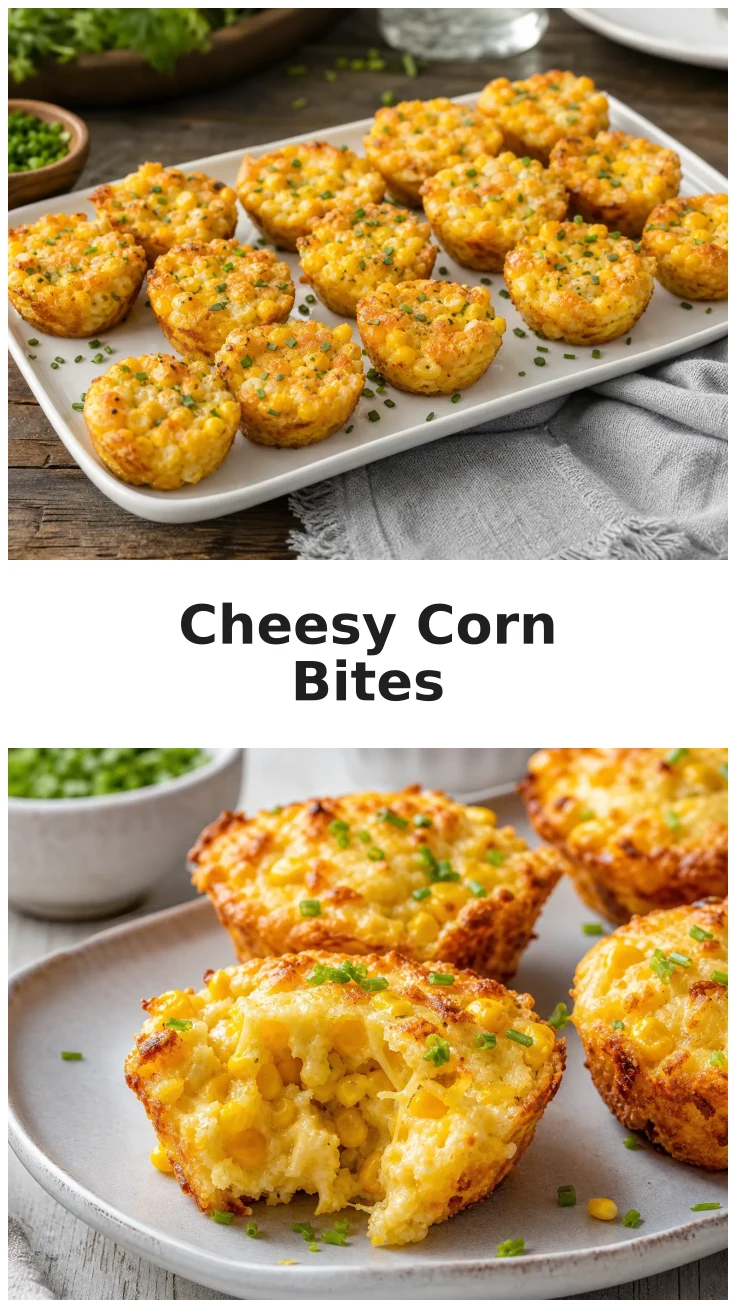 Delicious Golden Cheesy Corn Casserole Bites for Every Gathering Delicious Golden Cheesy Corn Casserole Bites for Every Gathering