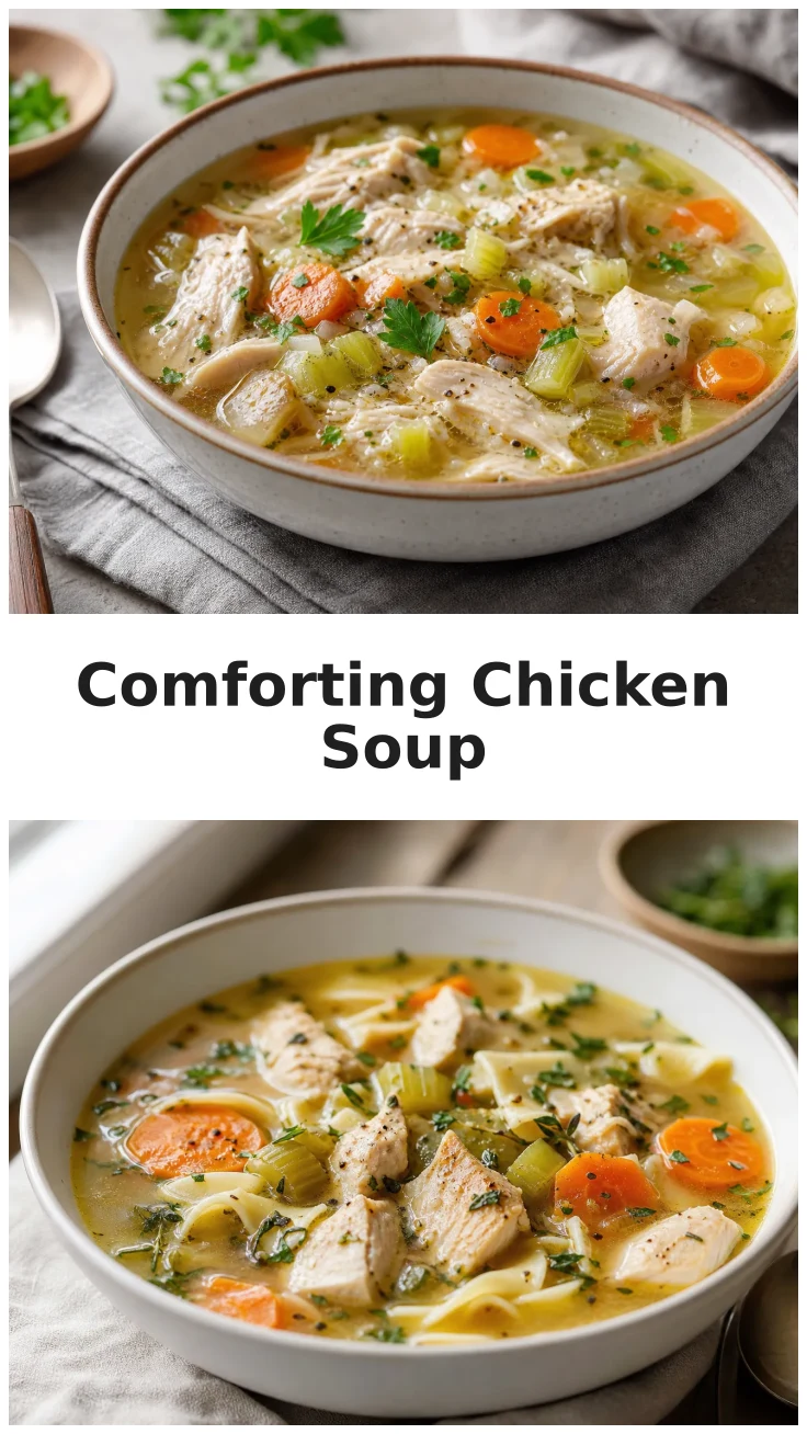 Easy Chicken Soup Recipe for Cozy Comfort Meals
