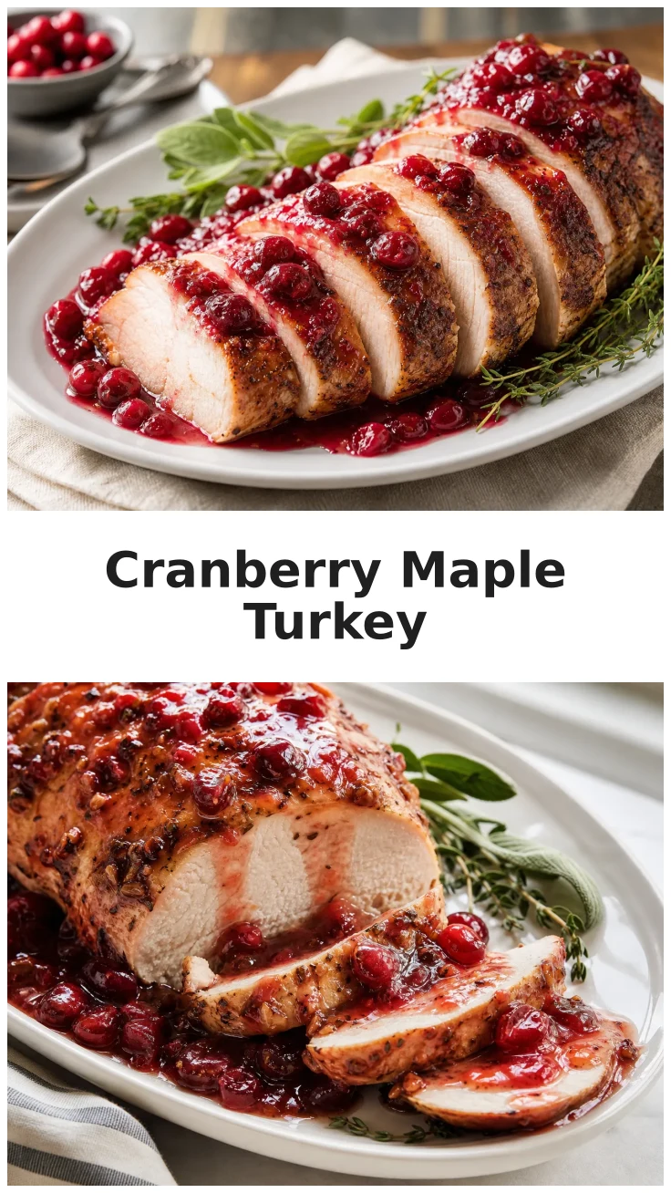 Cranberry Maple Turkey Tenderloin for Holiday Feasts