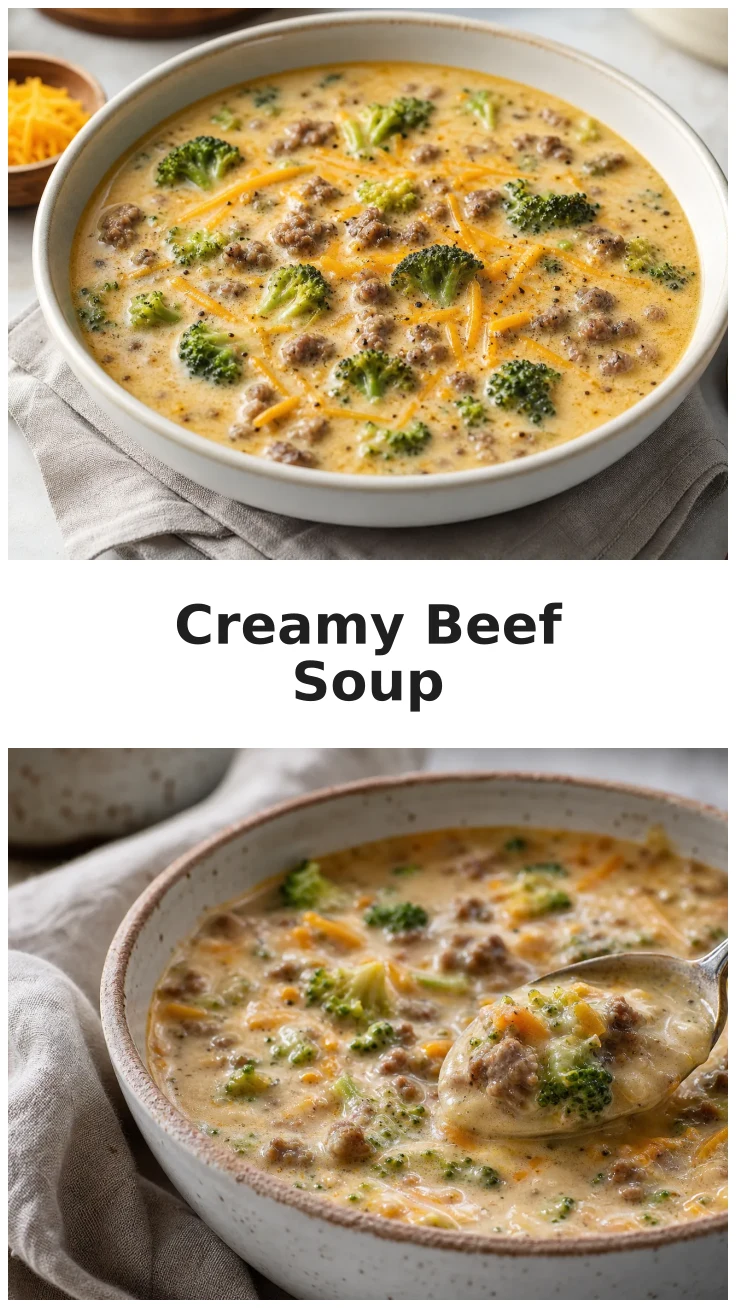 Creamy Beef Broccoli Cheddar Soup Recipe for Cozy Nights Creamy Beef Broccoli Cheddar Soup Recipe for Cozy Nights