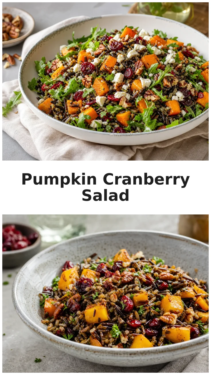 Delicious Pumpkin Cranberry Wild Rice Salad Recipe