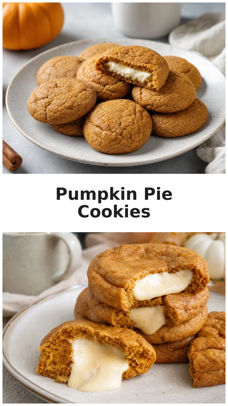 Delicious Pumpkin Pie Cheesecake Cookies for Fall Celebrations Delicious Pumpkin Pie Cheesecake Cookies for Fall Celebrations