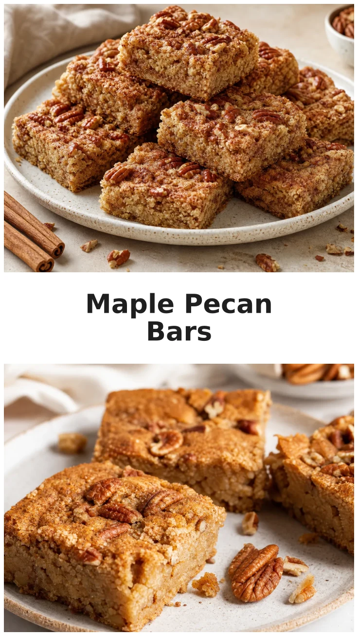 Delicious Maple Pecan Snickerdoodle Bars for Fall Celebrations
