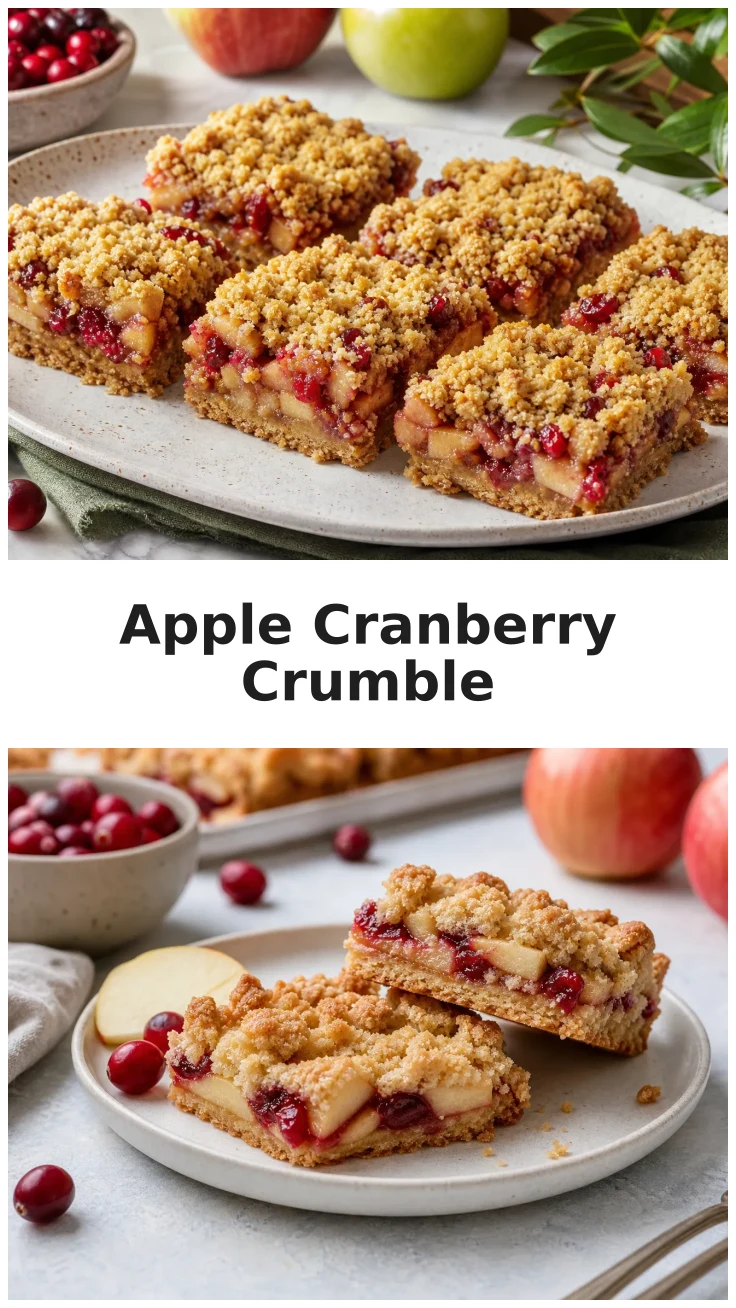 Delicious Apple Cranberry Crumble Bars for Fall Gatherings Delicious Apple Cranberry Crumble Bars for Fall Gatherings