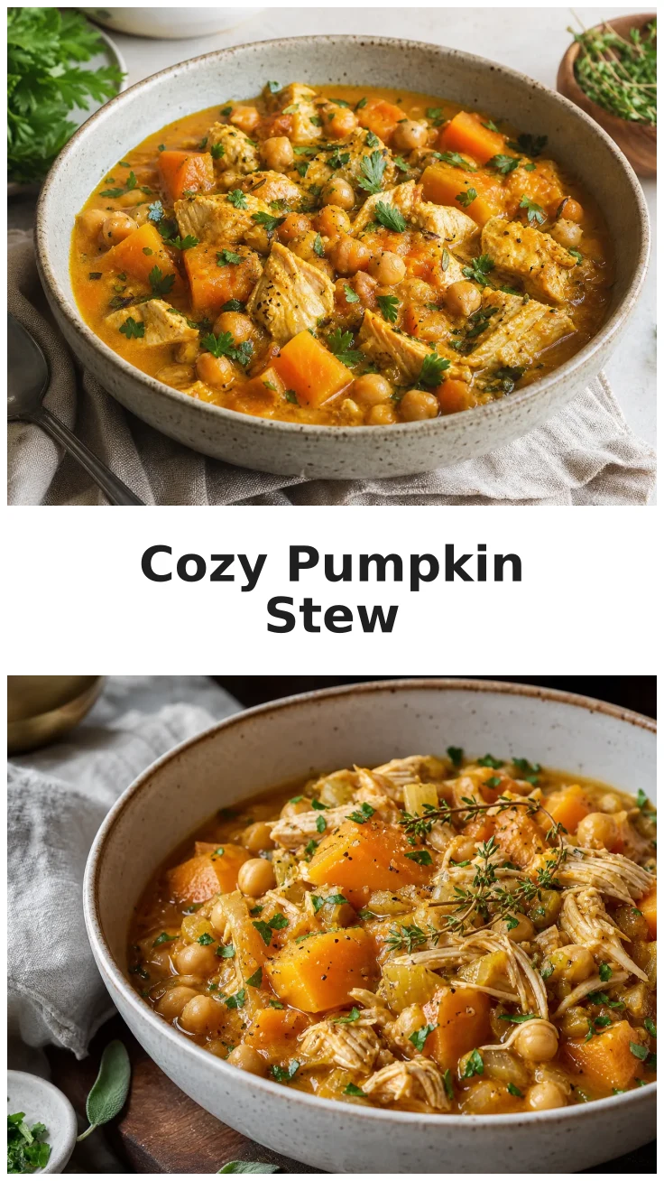 Hearty Pumpkin Chicken Chickpea Stew for Cozy Nights Hearty Pumpkin Chicken Chickpea Stew for Cozy Nights