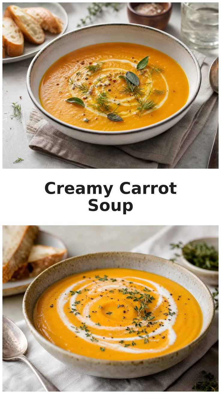Creamy Roasted Carrot White Bean Soup Recipe for Cozy Nights Creamy Roasted Carrot White Bean Soup Recipe for Cozy Nights