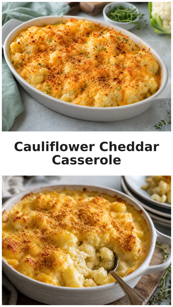 Creamy Cauliflower Cheddar Rice Casserole for a Cozy Dinner Creamy Cauliflower Cheddar Rice Casserole for a Cozy Dinner