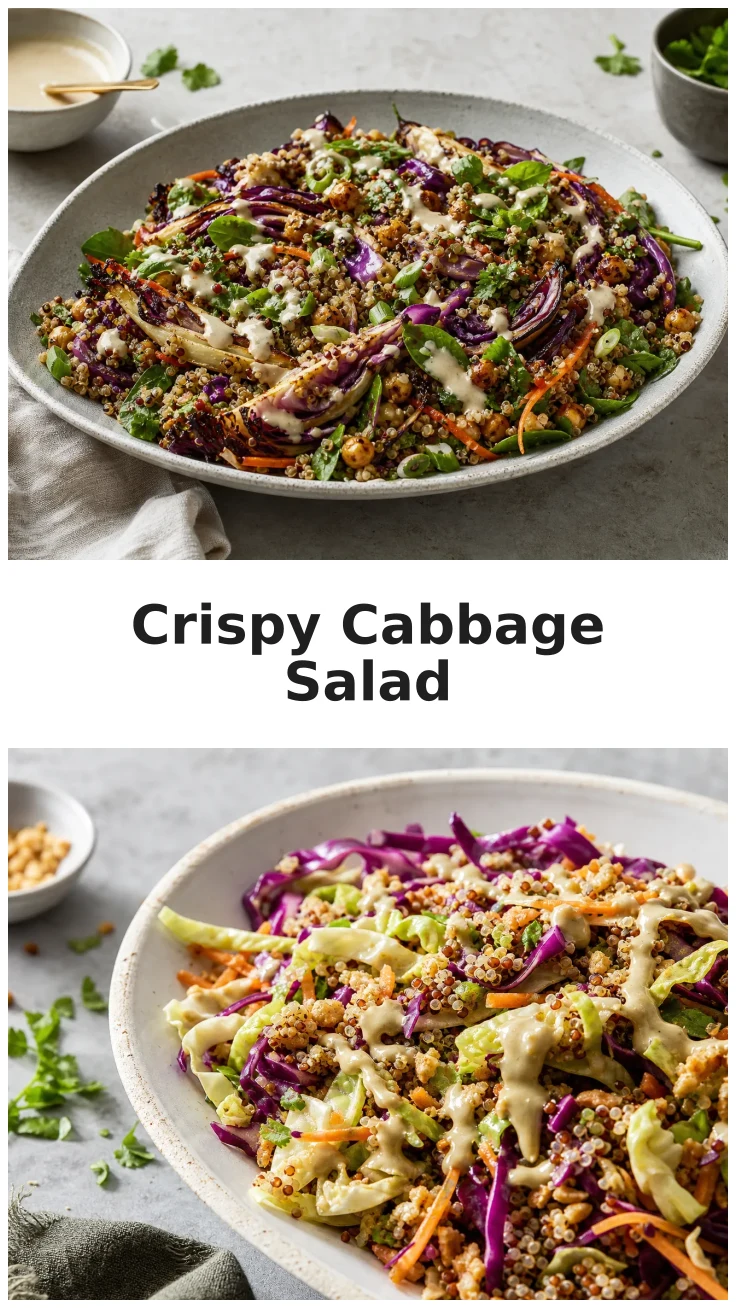 Crispy Cabbage Quinoa Tahini Salad Recipe for Every Occasion