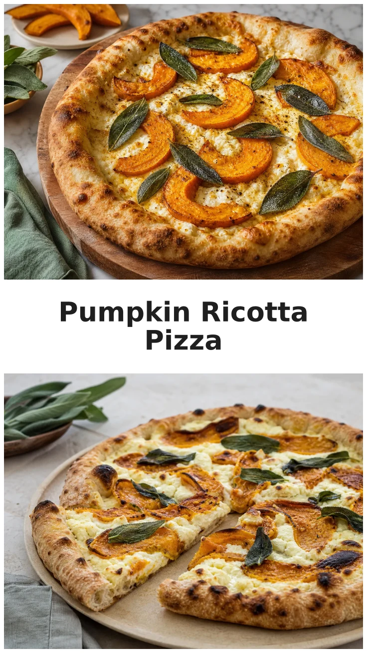 Delicious Pumpkin Ricotta Pizza with Sage for Fall Gatherings Delicious Pumpkin Ricotta Pizza with Sage for Fall Gatherings