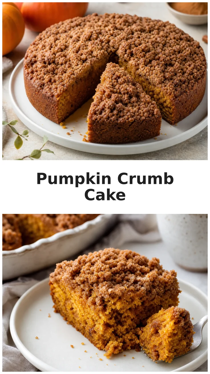 Delicious Pumpkin Cinnamon Crumb Snack Cake Recipe