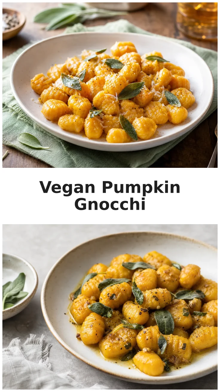 Vegan Pumpkin Gnocchi with Sage for Cozy Fall Nights Vegan Pumpkin Gnocchi with Sage for Cozy Fall Nights