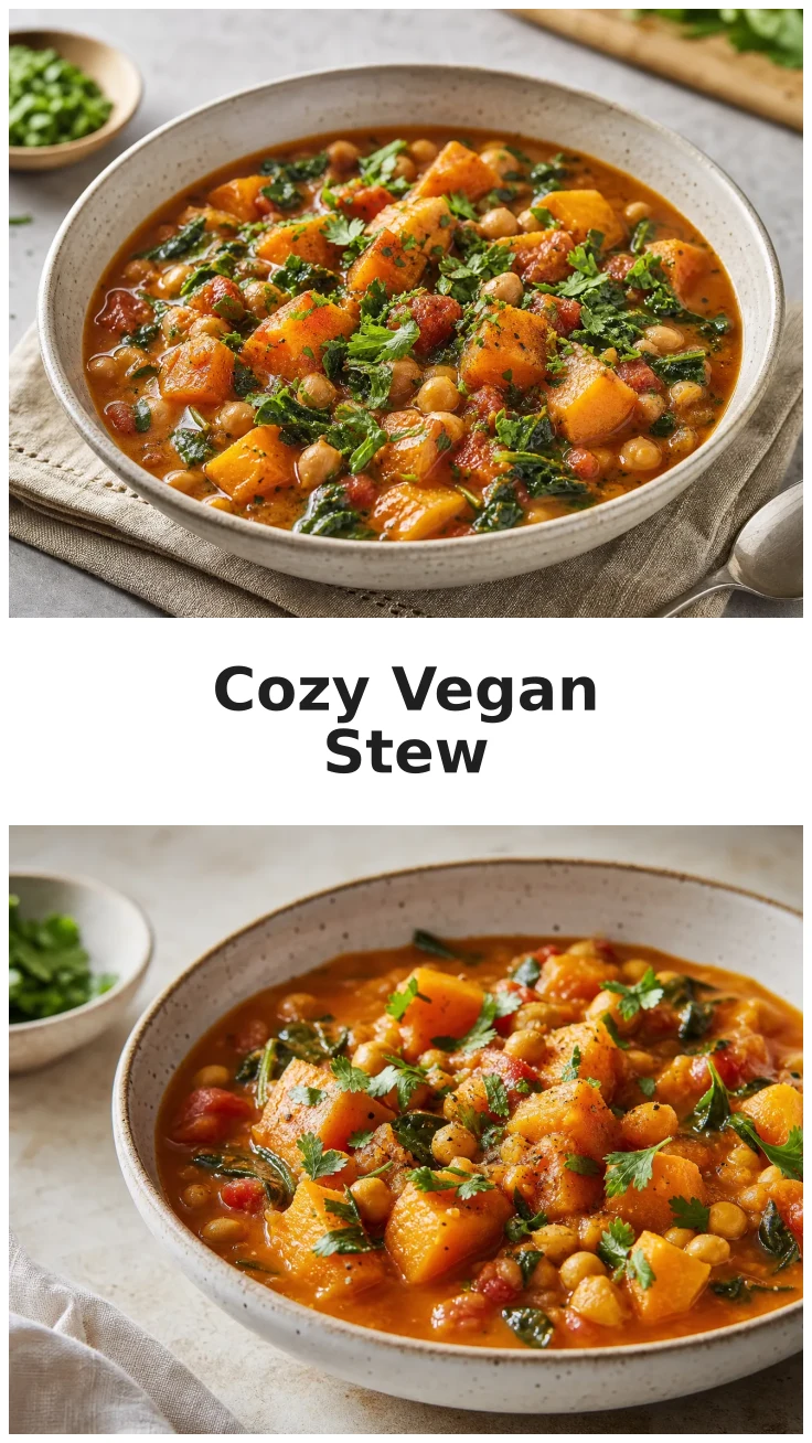 Vegan Butternut Squash Chickpea Stew Recipe for Cozy Nights
