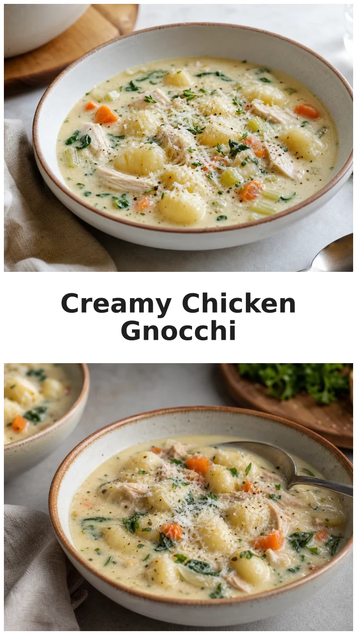 Delicious Creamy Chicken Gnocchi Soup Recipe for Comforting Nights