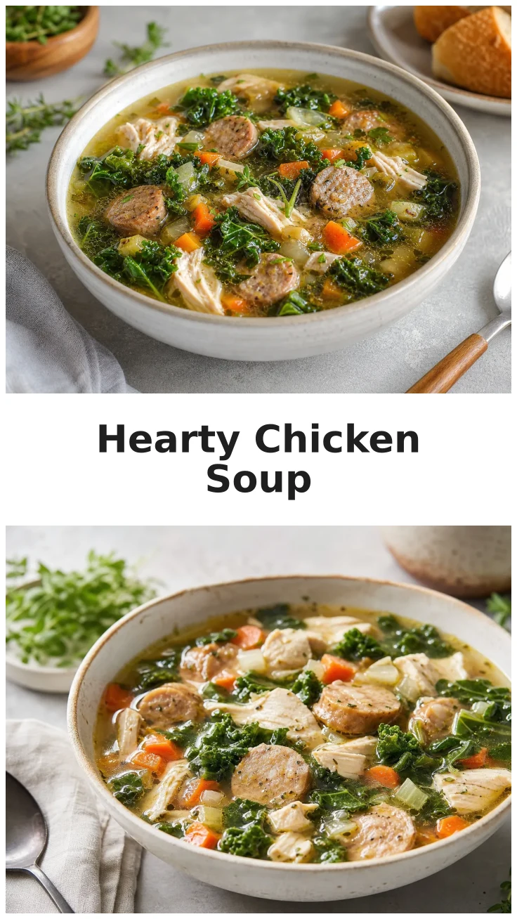 Hearty Chicken Sausage Kale Soup for Cozy Nights Hearty Chicken Sausage Kale Soup for Cozy Nights