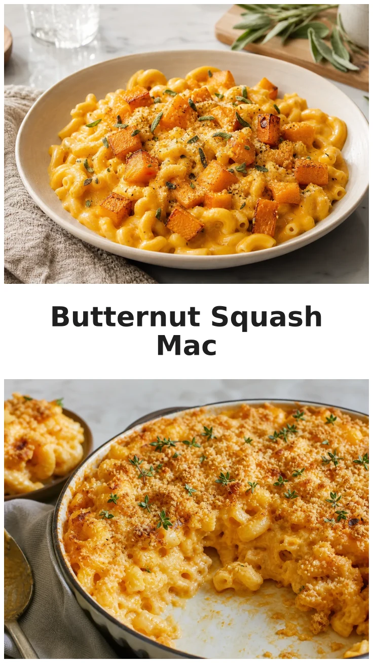 Creamy Butternut Squash Mac and Cheese Recipe Creamy Butternut Squash Mac and Cheese Recipe