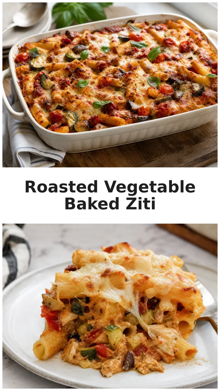 Golden Roasted Vegetable Baked Ziti Recipe for Cozy Dinners Golden Roasted Vegetable Baked Ziti Recipe for Cozy Dinners