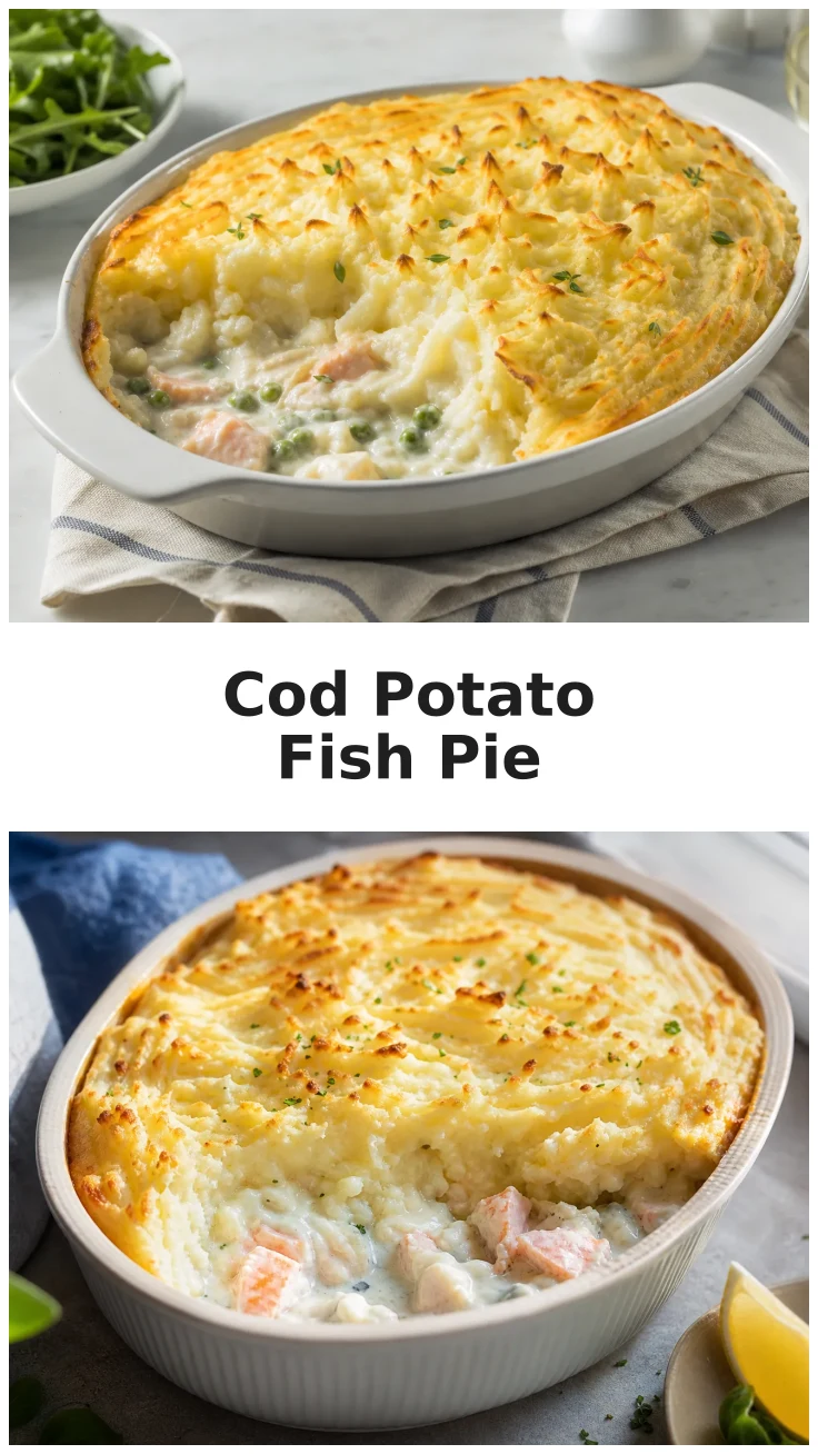 Golden Cod Potato Fish Pie for Cozy Dinners Golden Cod Potato Fish Pie for Cozy Dinners
